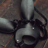 Leather Bunny Mask